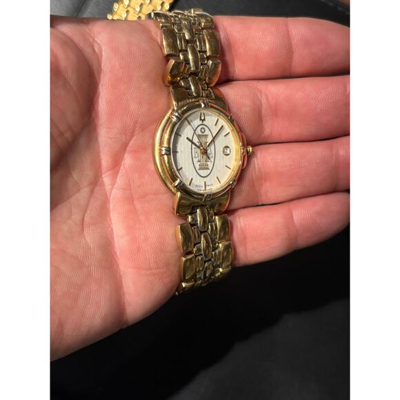 Accutron Gold Tone Men’s Watch. New Battery. - Picture 4 of 11